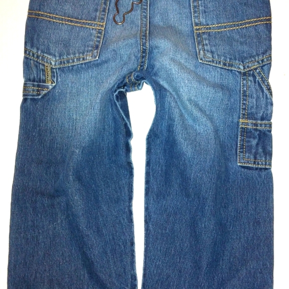 ☆Like New☆OSH KOSH B'GOSH Adorable Toddler Denim Cargo Overalls☆24mo - Picture 15 of 16